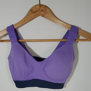 Natori Dynamic Convertible Contour UW Sports Bra Purple Navy Size 32D